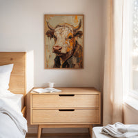 Rustic Longhorn with Painted Soul