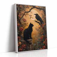 Moonlit Conversations Among Roses