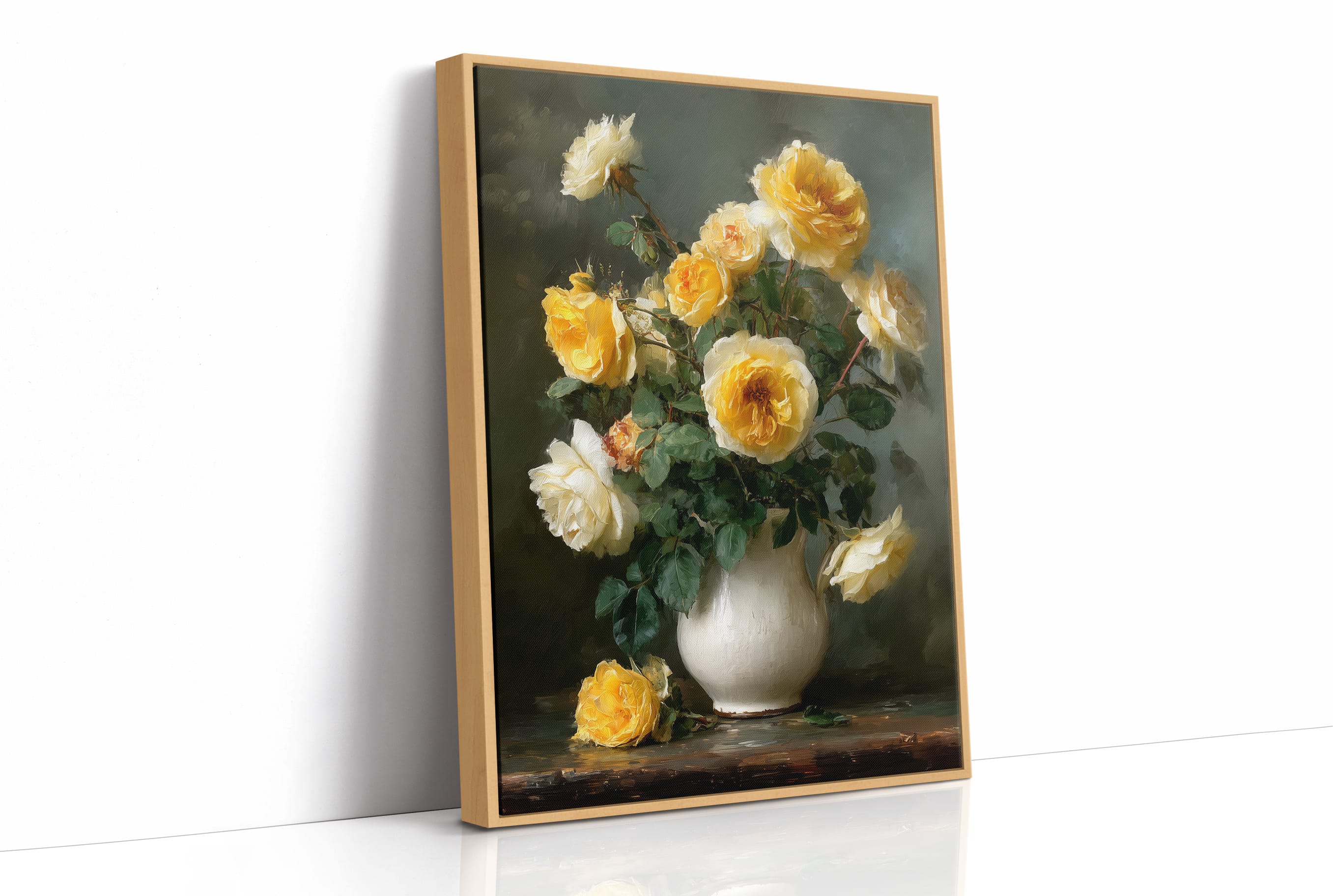 Yellow Roses Before They Turn