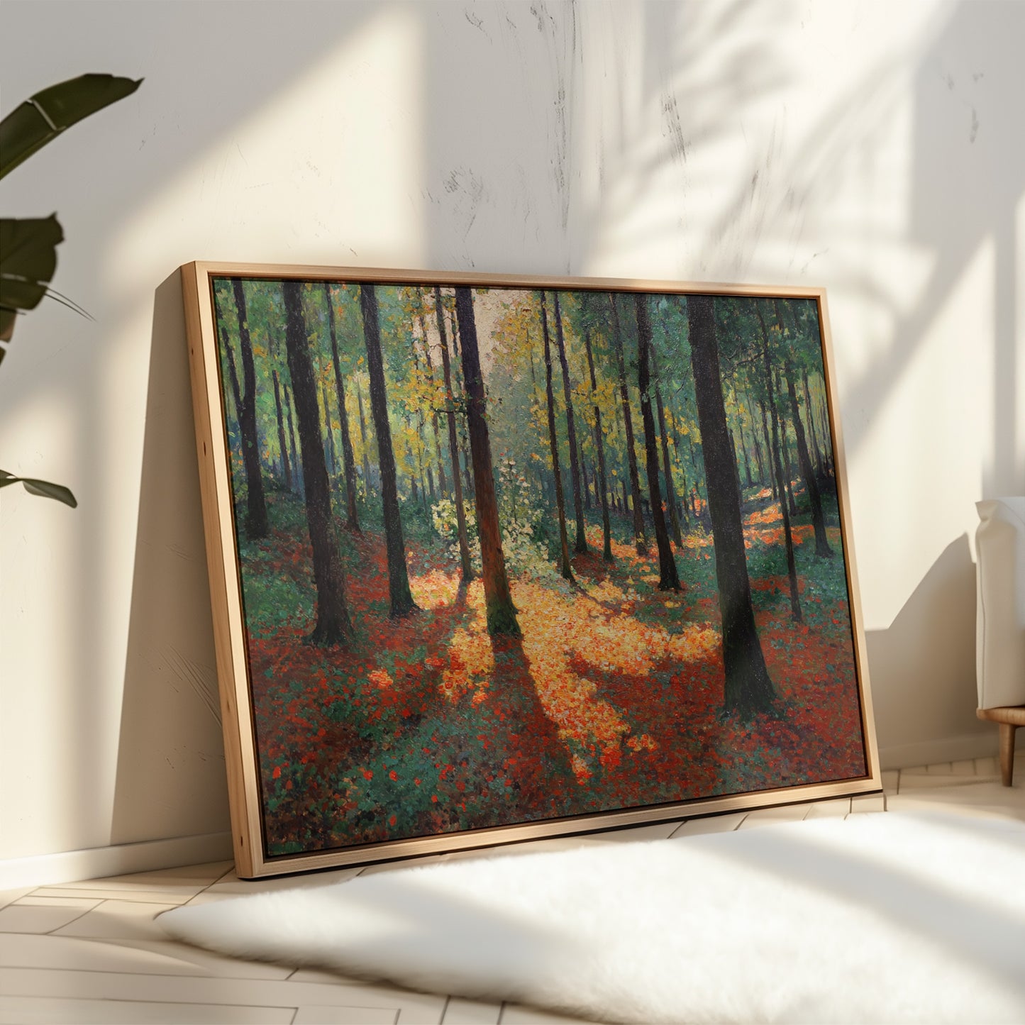 Autumn Light Dances Through Trees