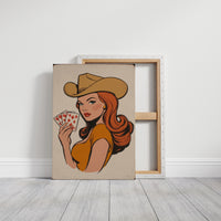 High Stakes Honey - Vintage Pin-Up Cowgirl