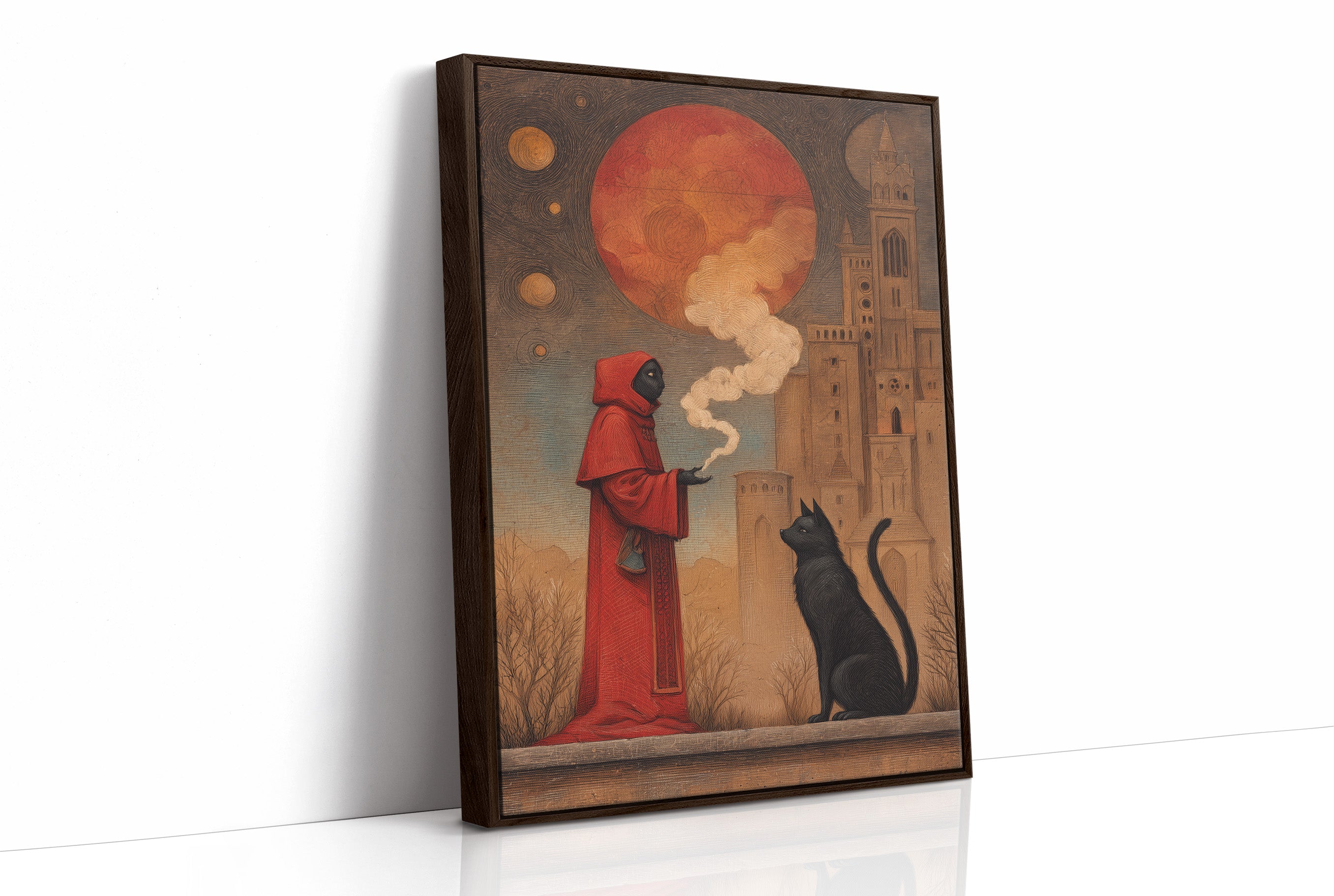 Crimson Monk And Midnight Familiar