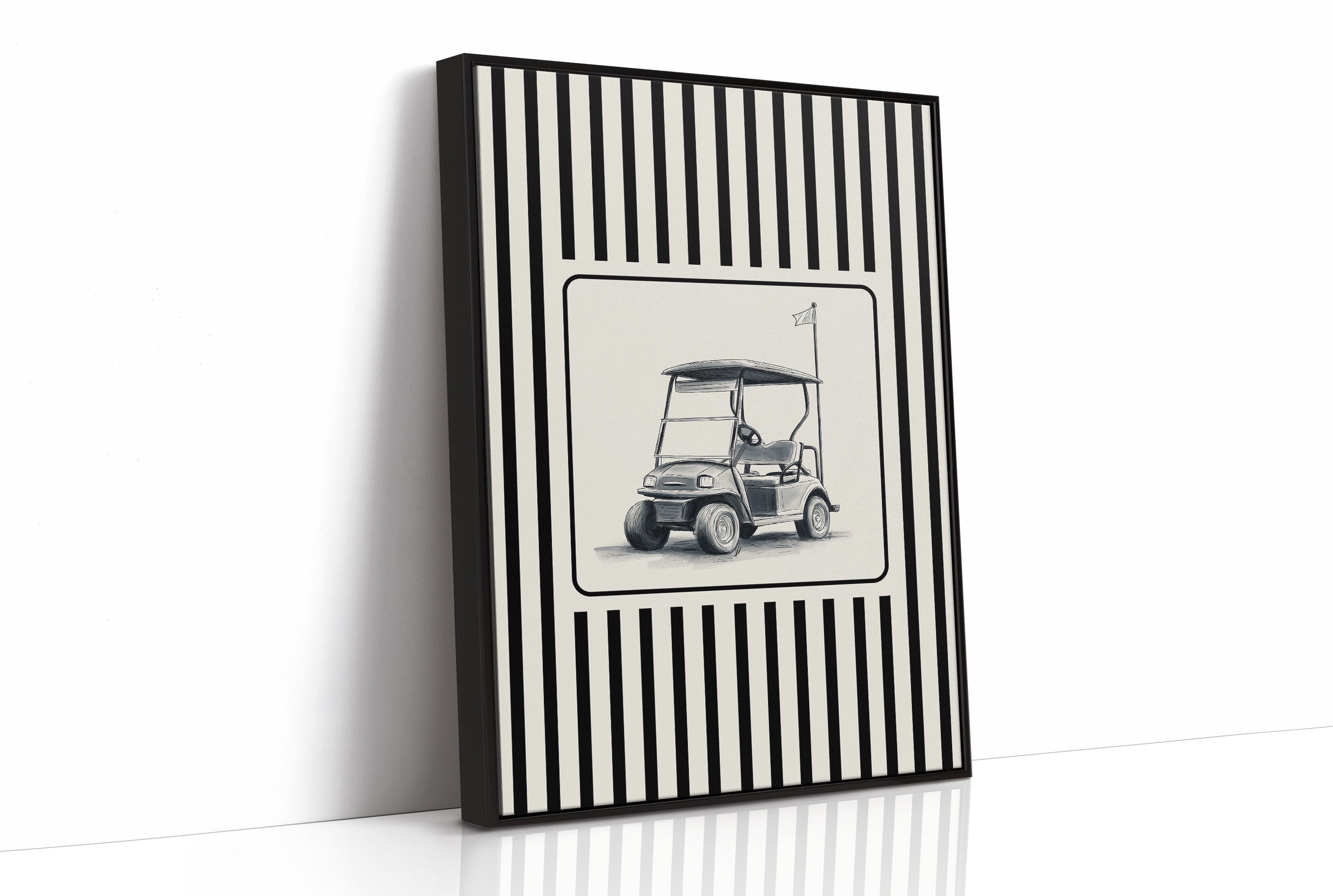 Minimal Golf Cart Sketch