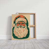 Retro Riso Santa Face
