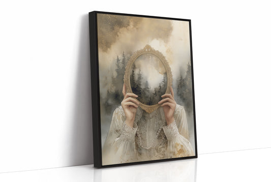Forests Framed In Golden Memory