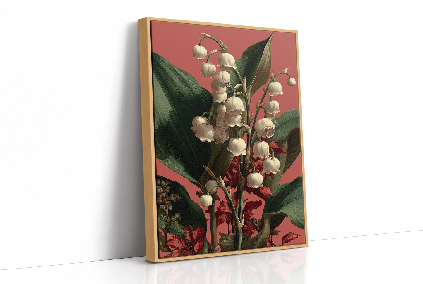 Lily of the Valley in Coral