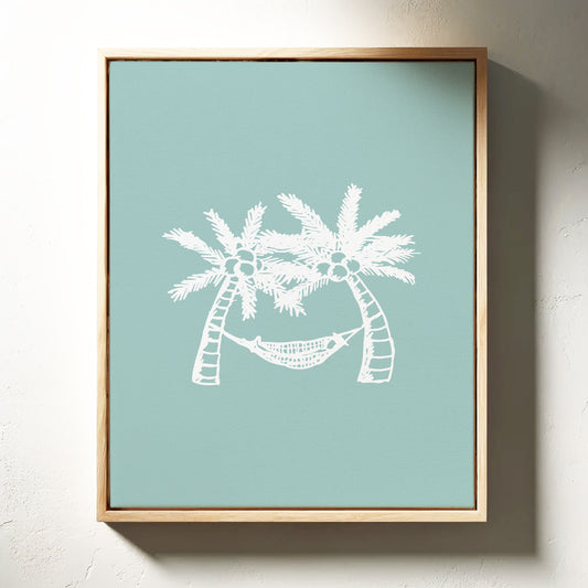 Island Rest Between Gentle Palms