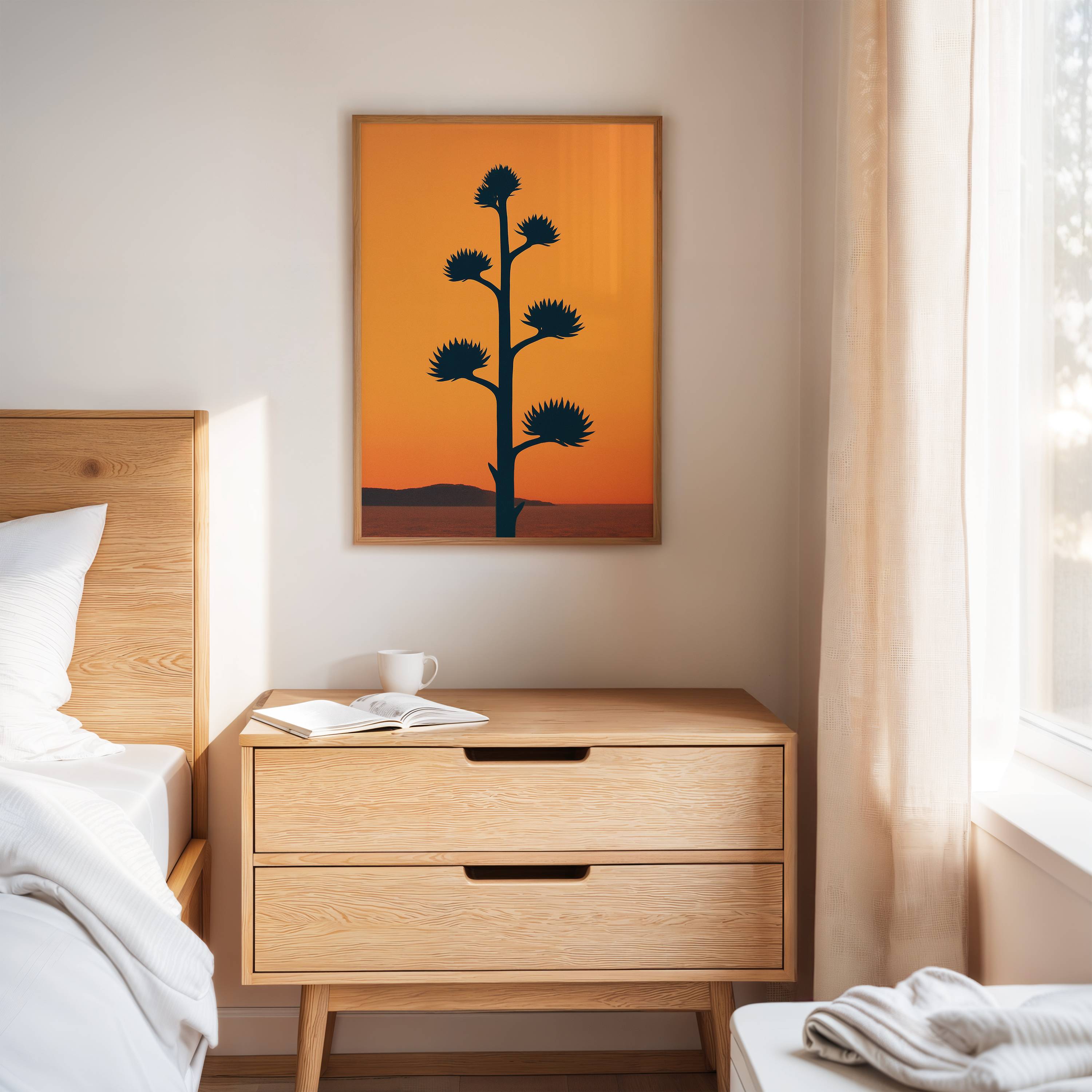 Desert Century Plant Meets Dusk