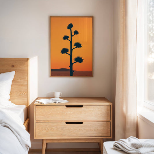 Desert Century Plant Meets Dusk