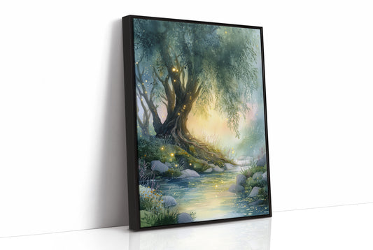 Fireflies Gather At Twilight Creek
