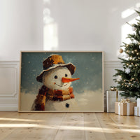 Frosty Wears His Favorite Hat