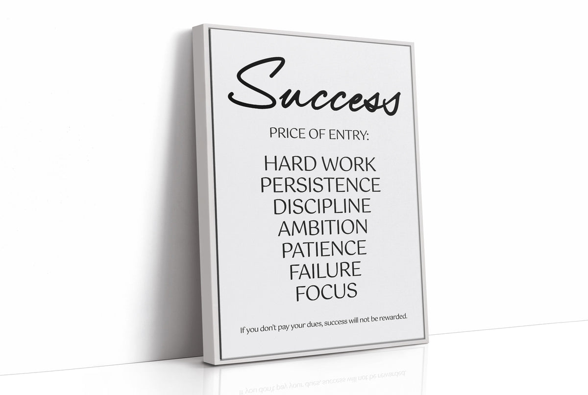 Success: Elegant Script Price of Entry