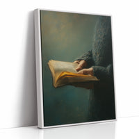 Golden Pages In Gentle Hands