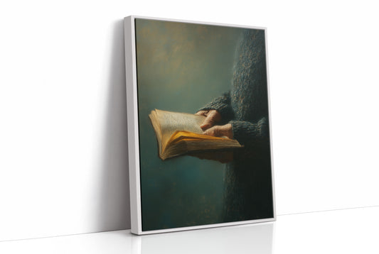 Golden Pages In Gentle Hands