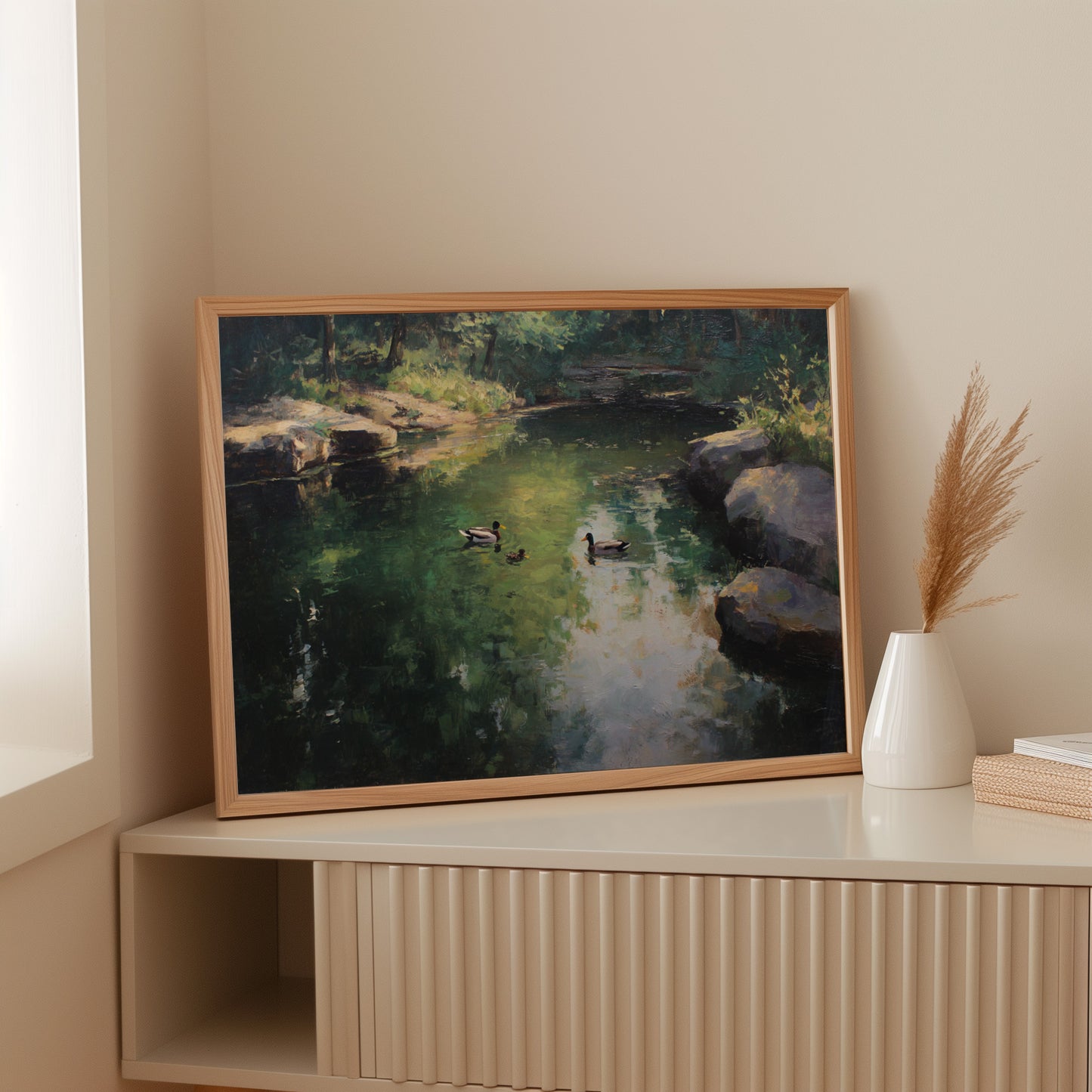 Mallards Find Their Secret Pool