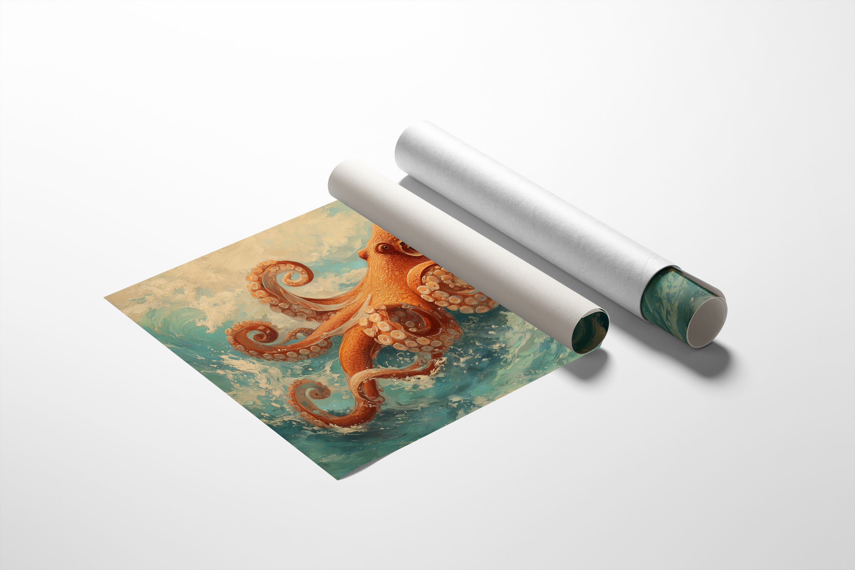 Copper Dancer Rides Turquoise Waves