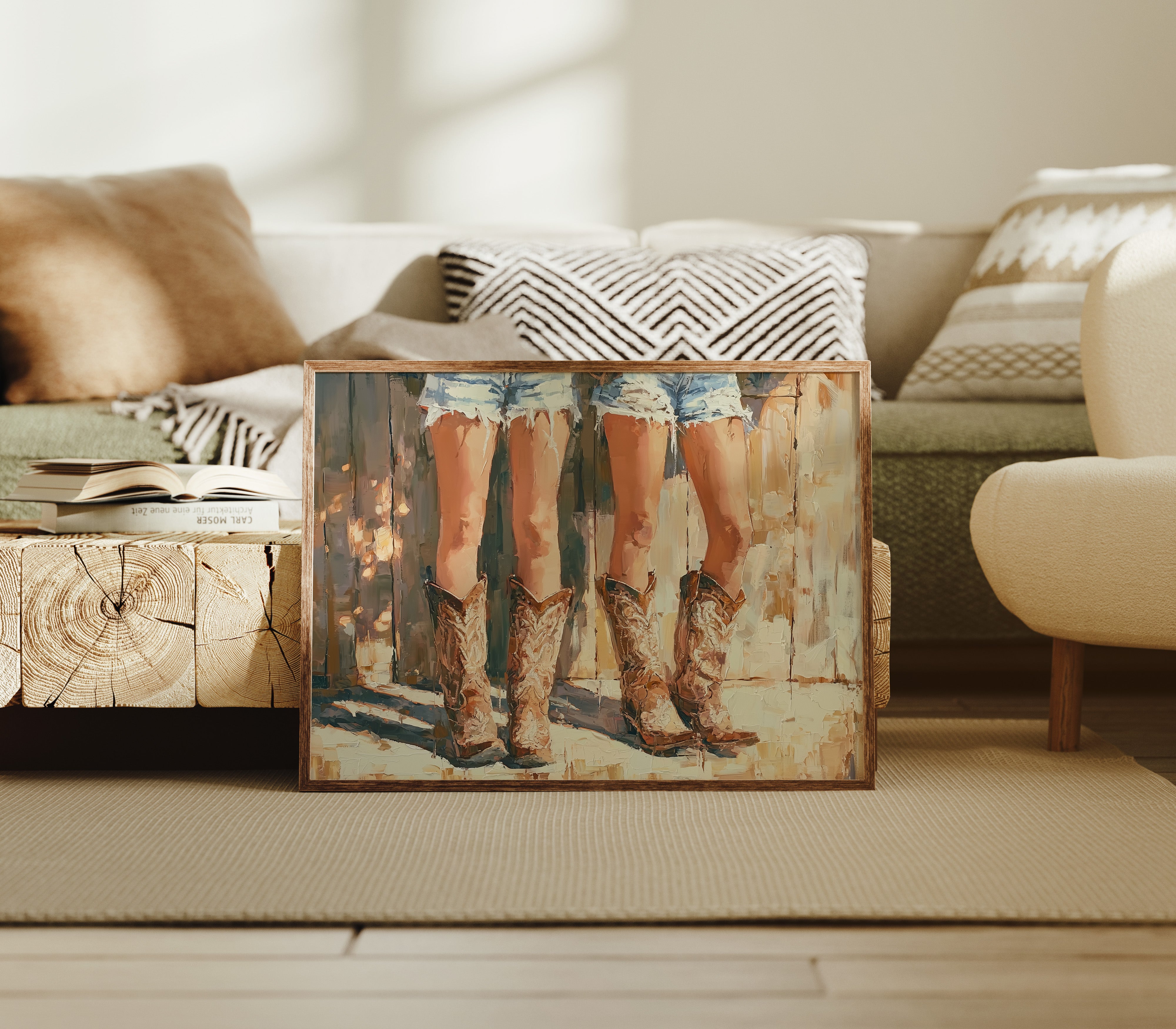 Summer Legs, Western Boots