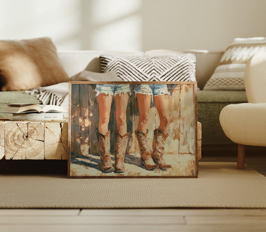 Summer Legs, Western Boots