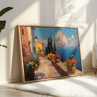 Mediterranean Summer Blooms At Noon