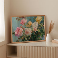 Summer Roses Catch Morning Light