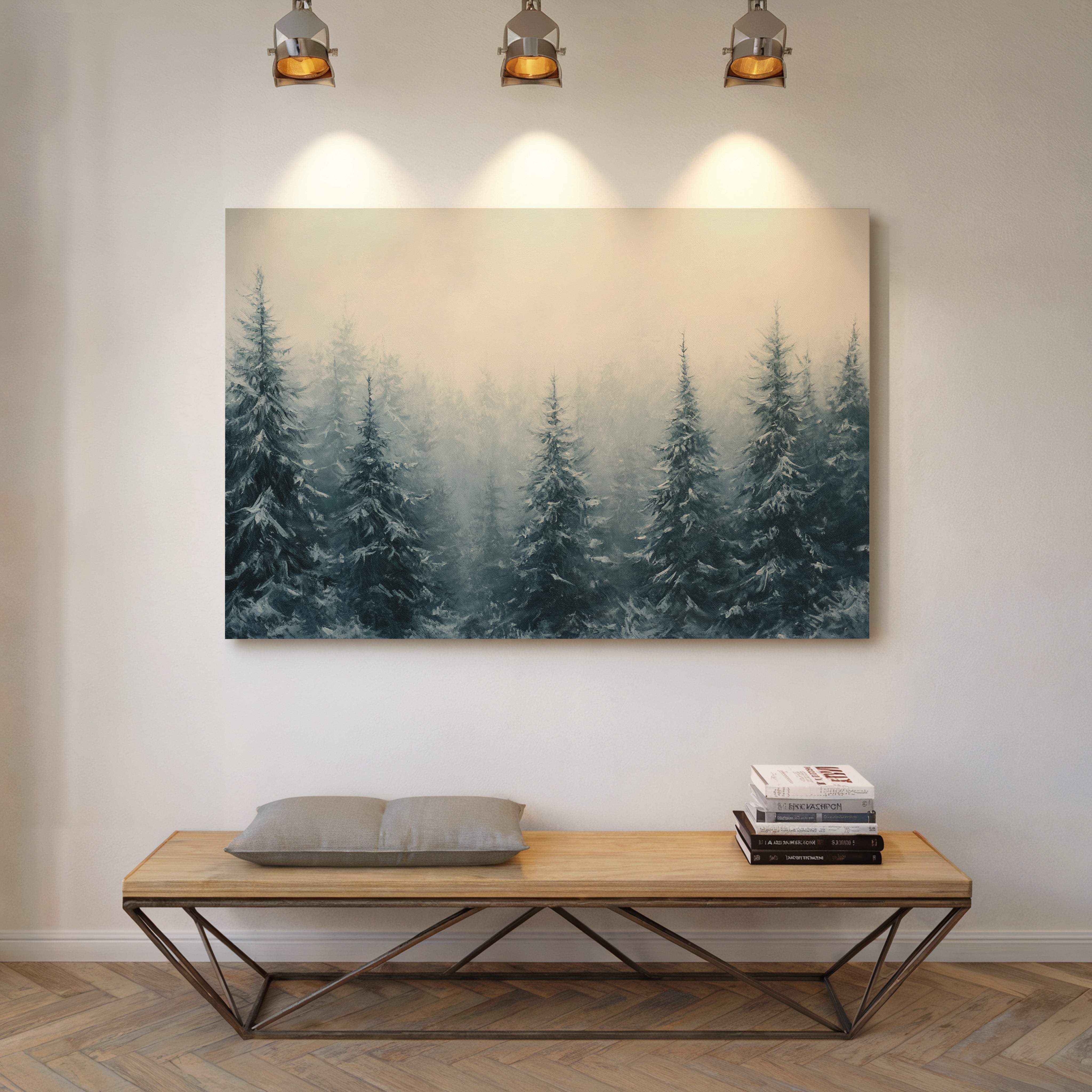 Winter Pines Hold Morning Secrets