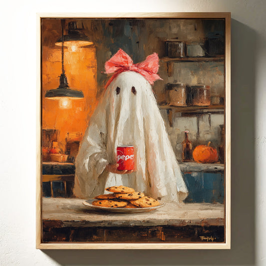 Sweet Ghost Sneaks Midnight Cookies