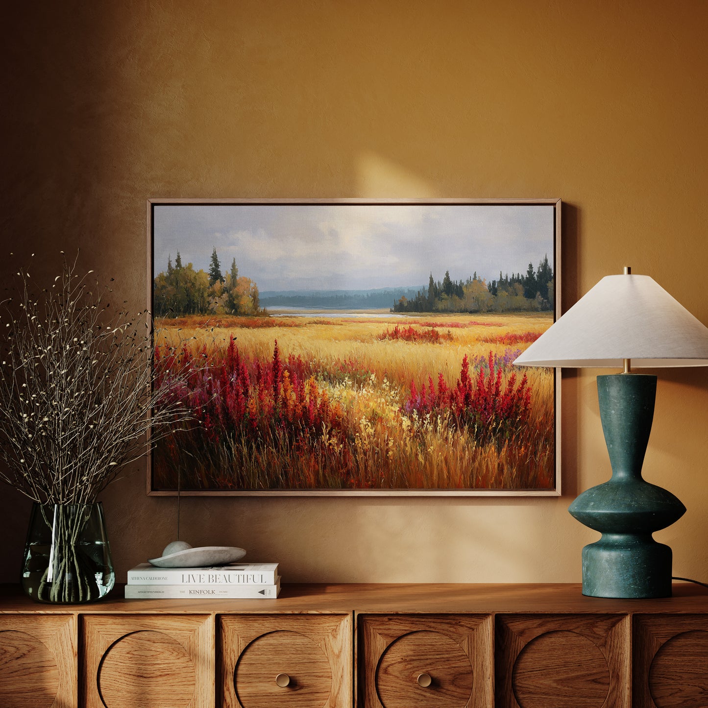 Crimson Meadows Paint October's Song