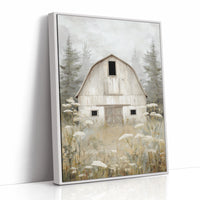 Wildflowers Meet The Old Barn