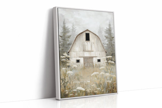 Wildflowers Meet The Old Barn