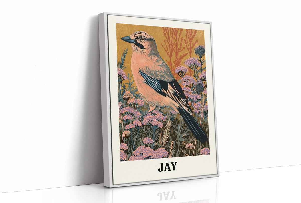 Jay Among the Wildflowers