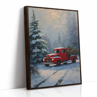 Red Truck Brings Christmas Home