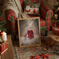 Forest Path Leads Santa Home