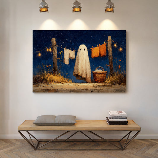 Laundry Day Beneath Starry Skies