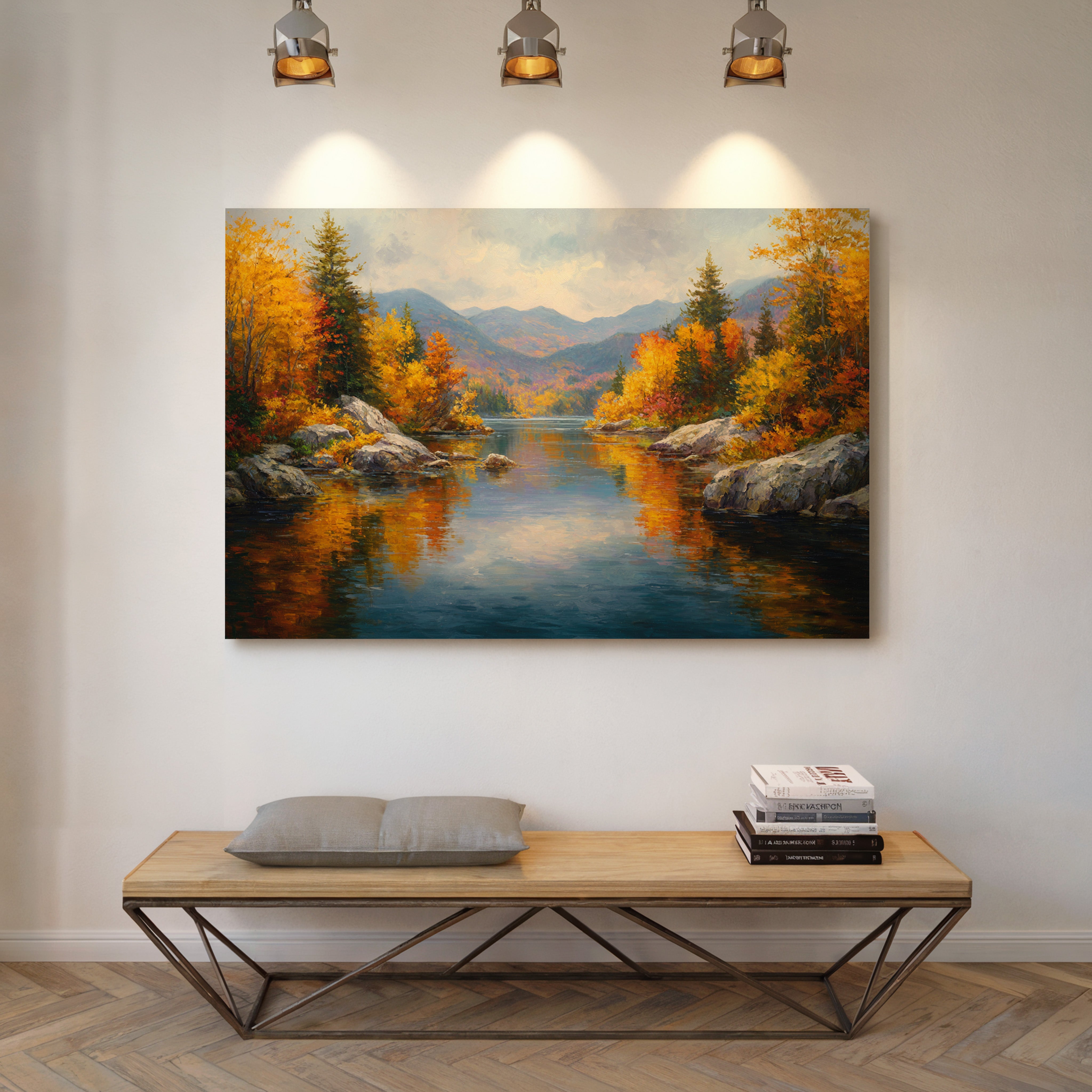 Mountain Lake Mirrors October's Glory