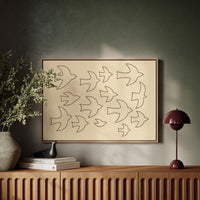 Minimalist Birds in Flight