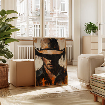 Shadowed Cowboy – Bold Western Expression
