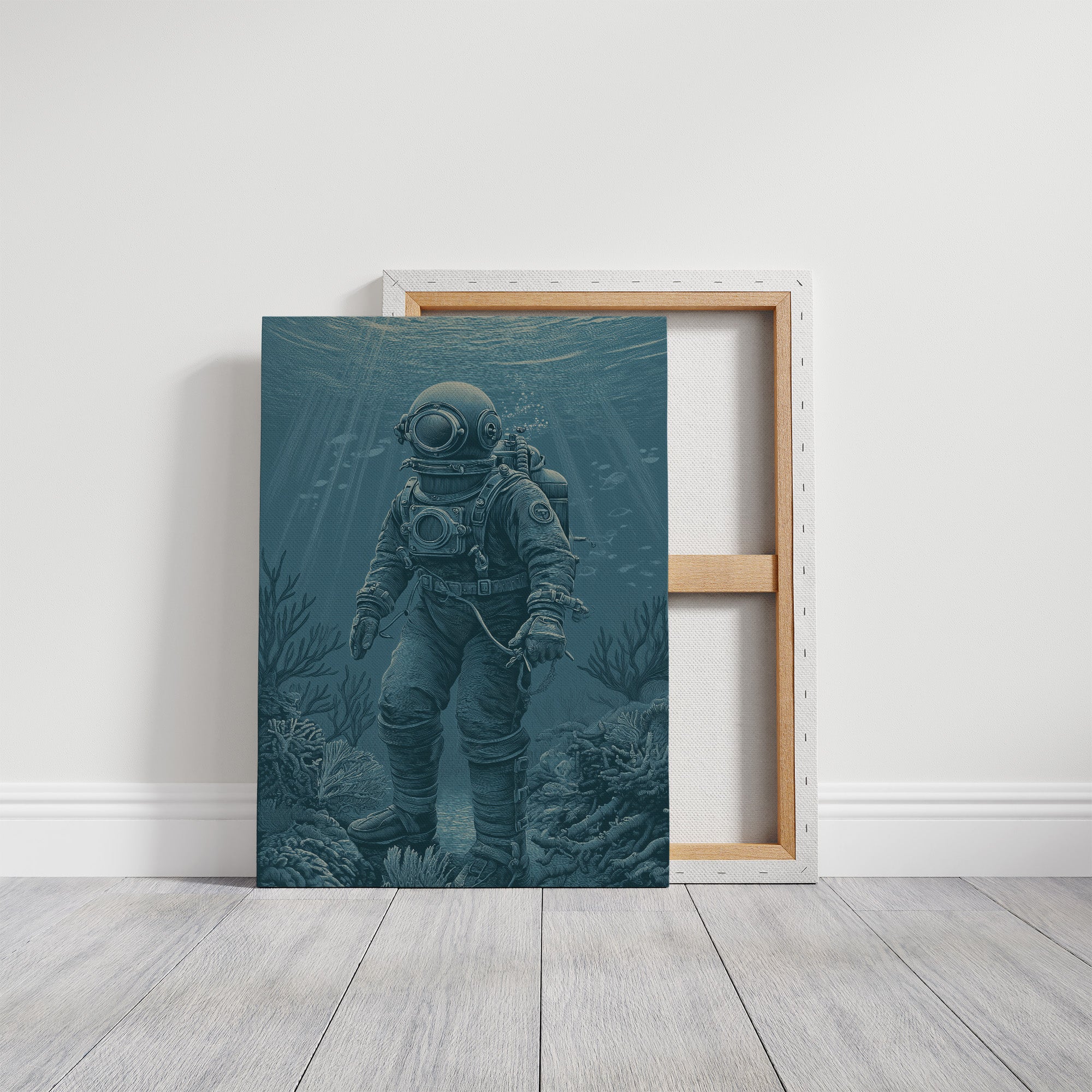 Deep Explorer Among Coral Seas