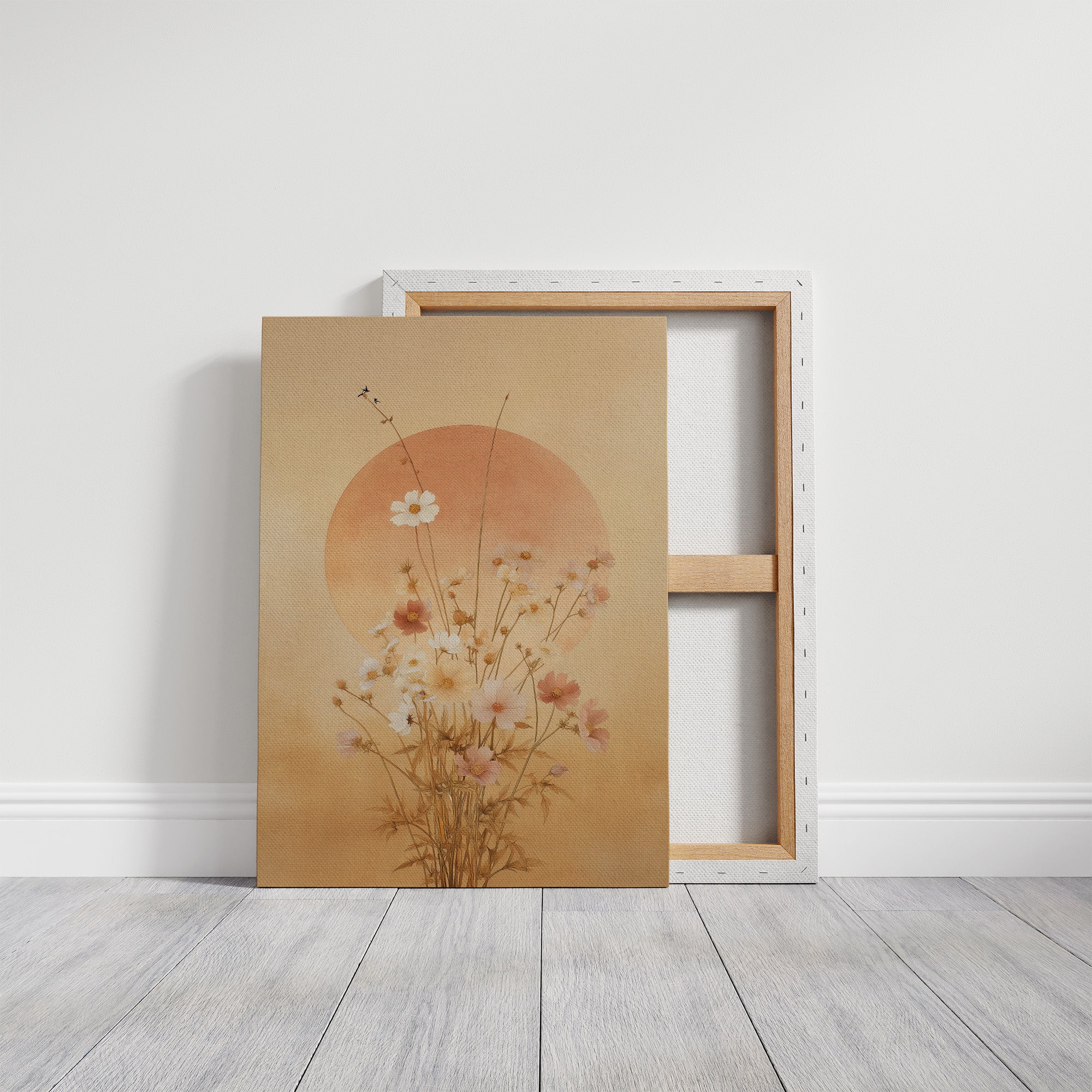 Morning Sun Kisses Wild Cosmos