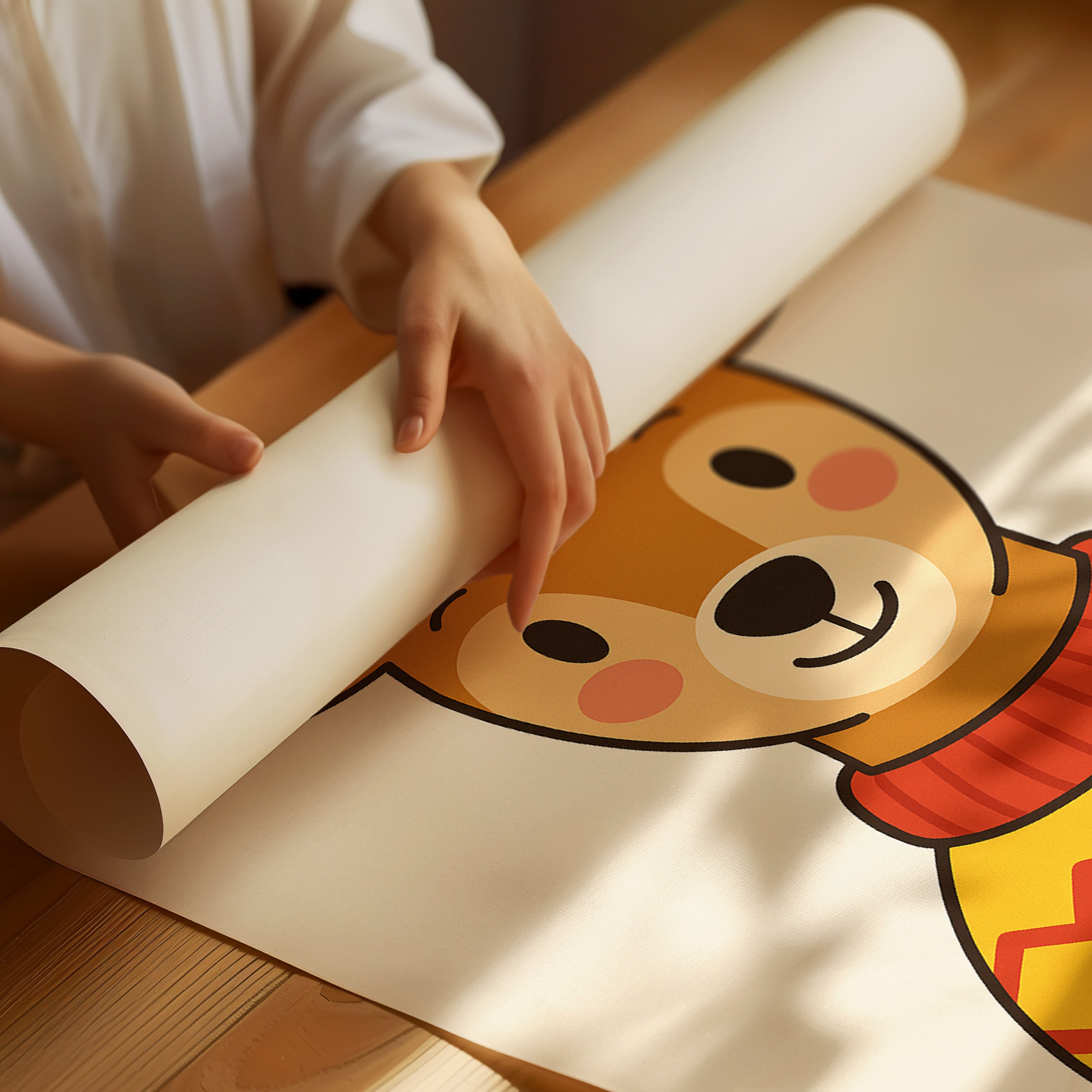 Cozy Forest Friend In Yellow