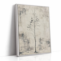 Solitary Sapling: A Minimalist Study in Stillness
