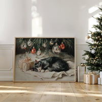 Silent Night Under Christmas Ornaments