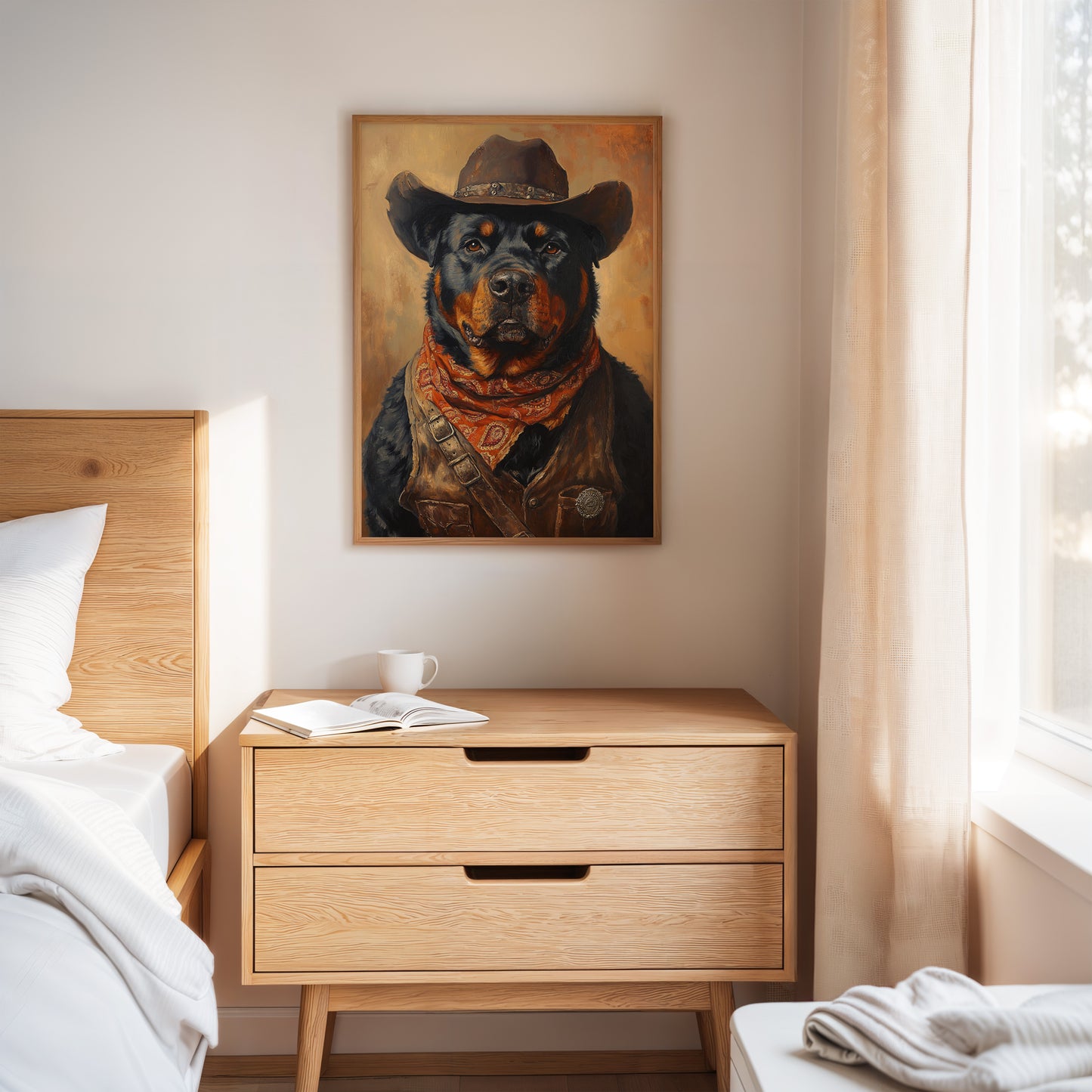 Rottweiler Ranger in the Wild West