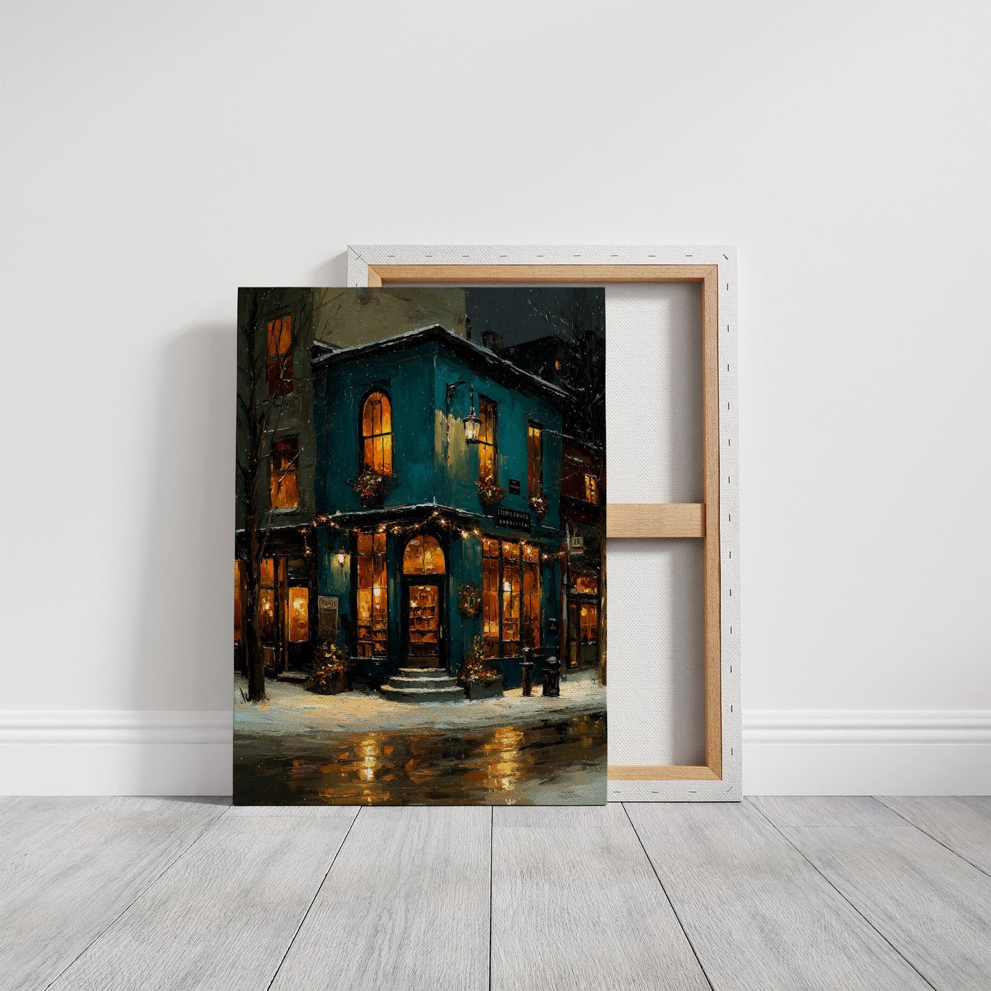 The Corner Shop in Snow
