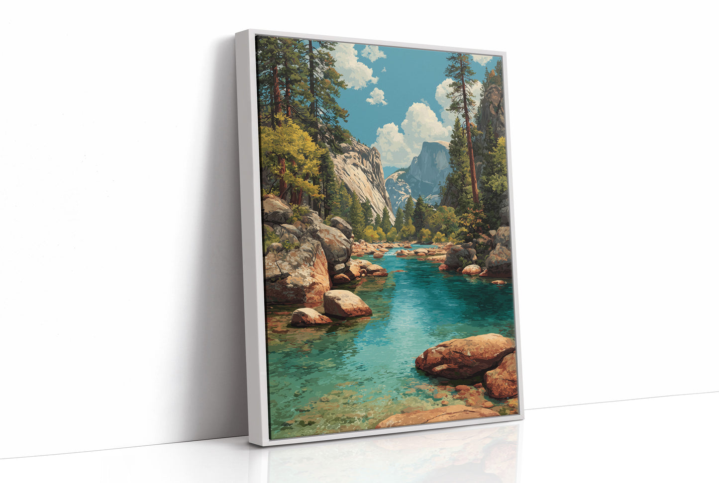 River Through Granite Giants