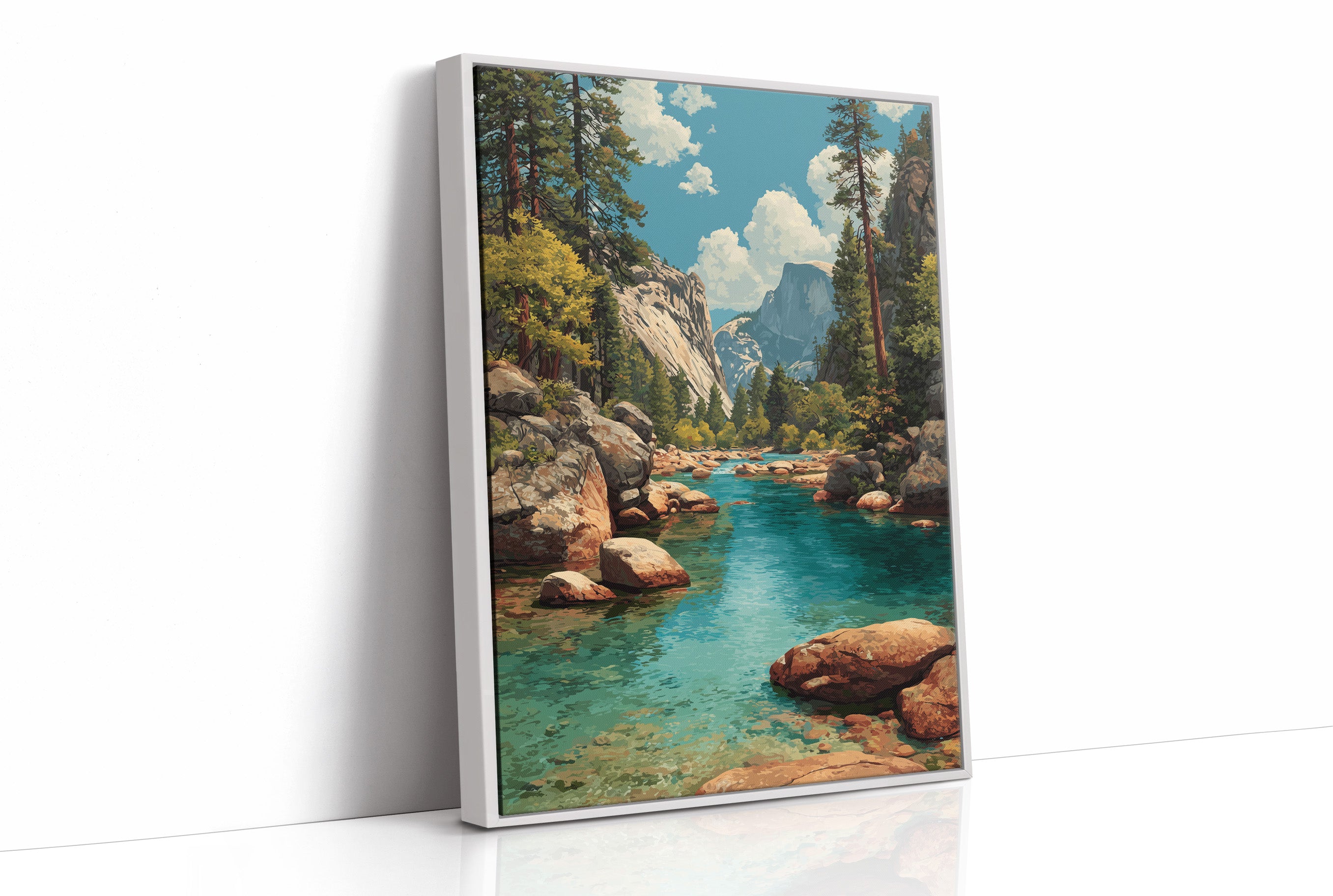 River Through Granite Giants