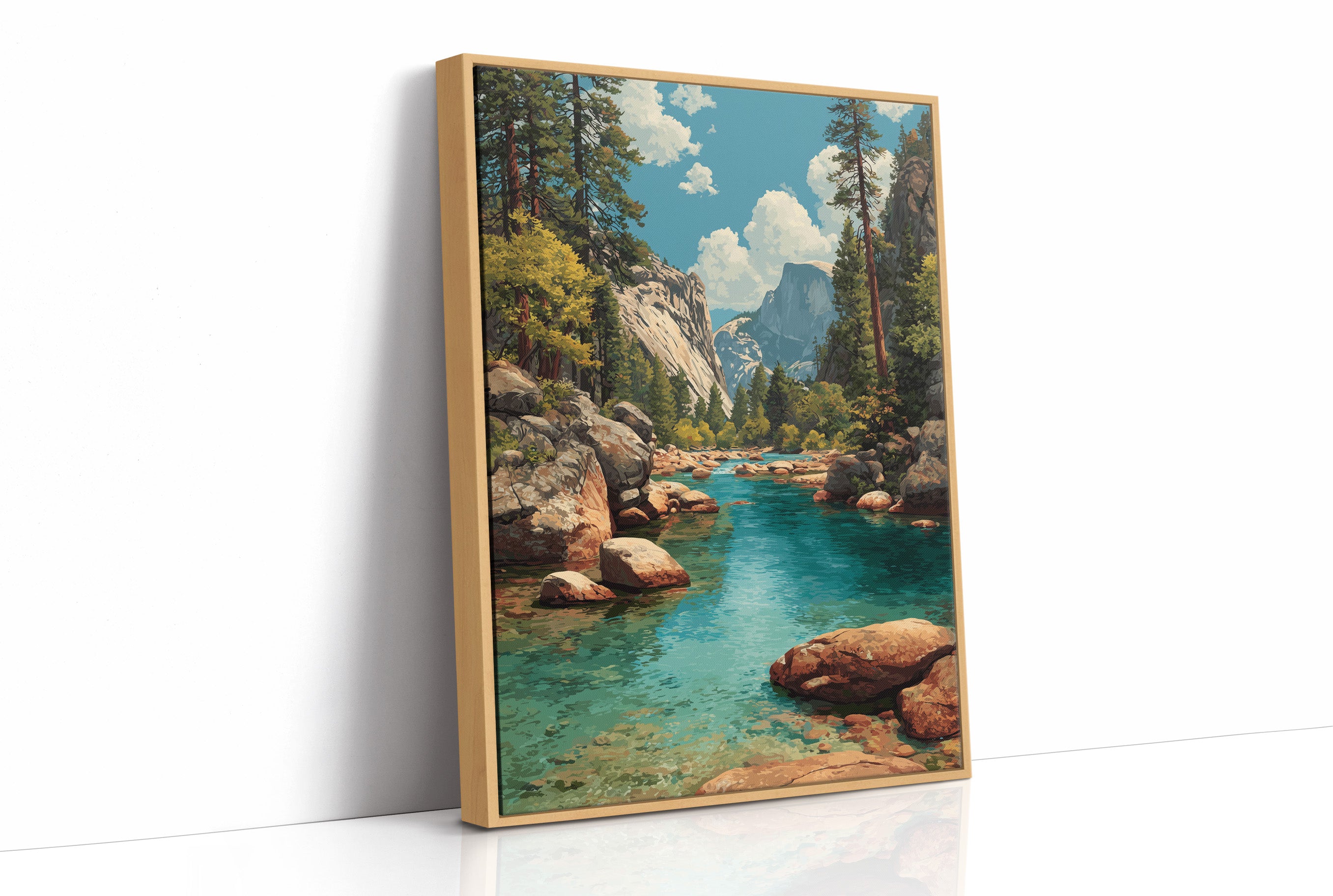 River Through Granite Giants