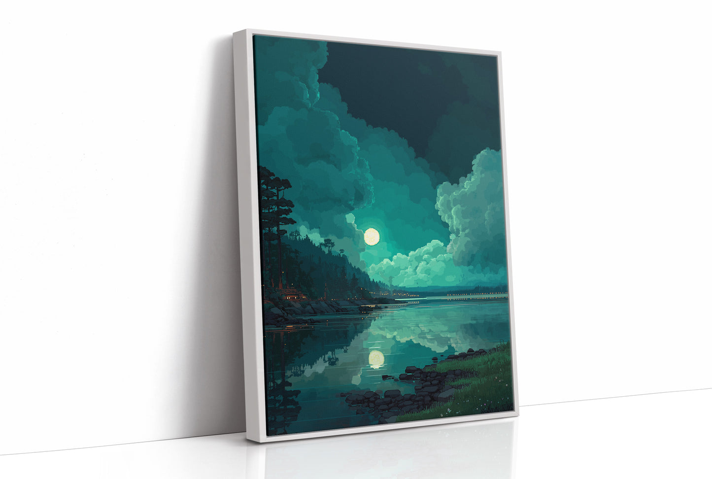 Jade Moons Cast Midnight Reflections