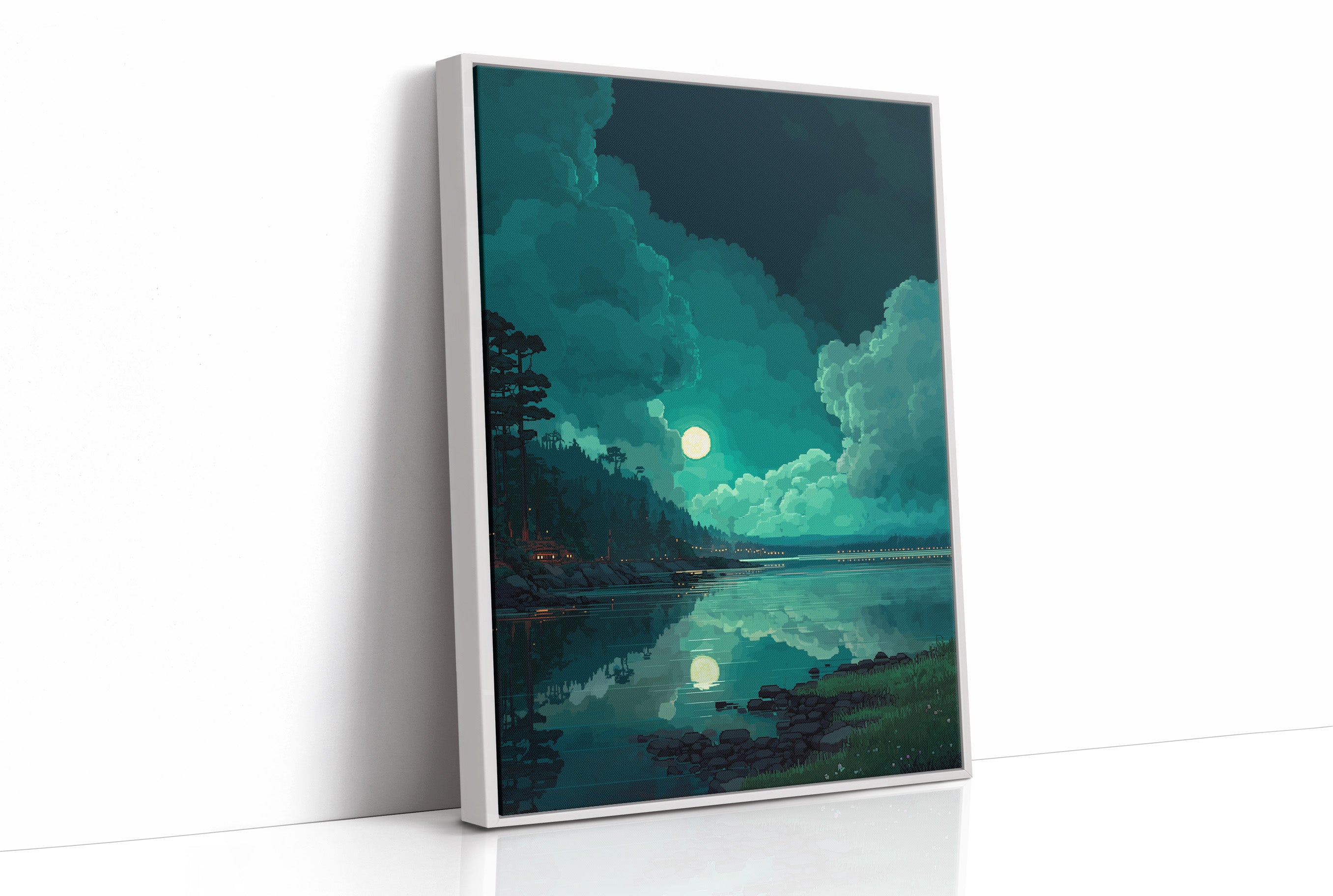 Jade Moons Cast Midnight Reflections