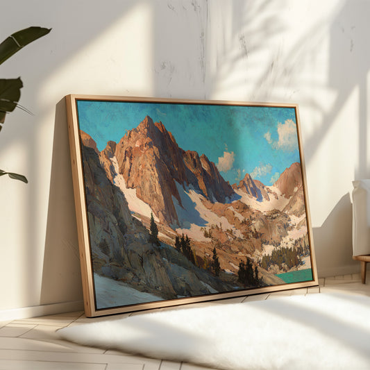 Alpine Peaks Touch Morning Light