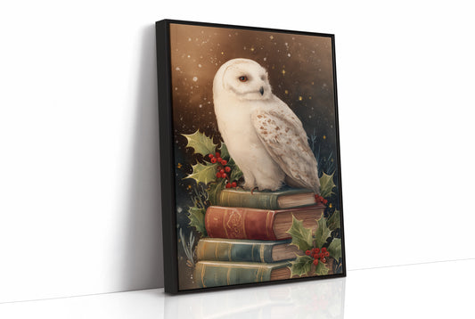 Winter's Scholar Among Ancient Tomes